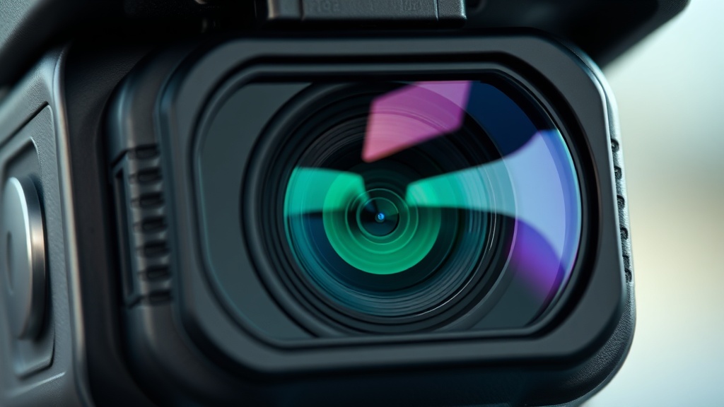 블랙박스 내부에 탑재된 고해상도 이미지 센서와 다중 유리 렌즈의 정밀한 구조